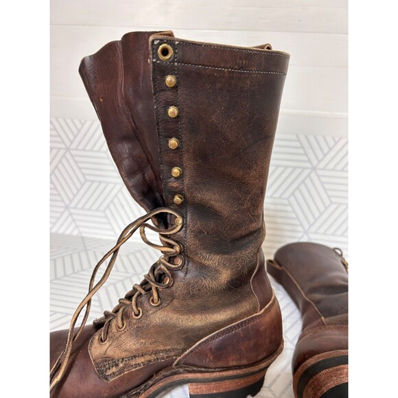White's Men's size 8 B Hunter Vibram Handmade Spokane Washington Leather Boots - Picture 15 of 16